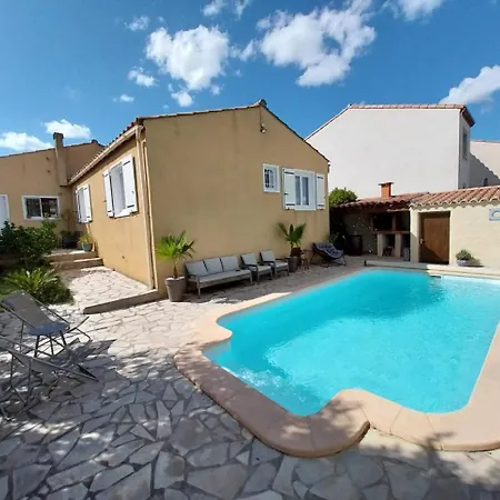 Maison Calme Avec Piscine Holiday home Montredon-des-Corbieres